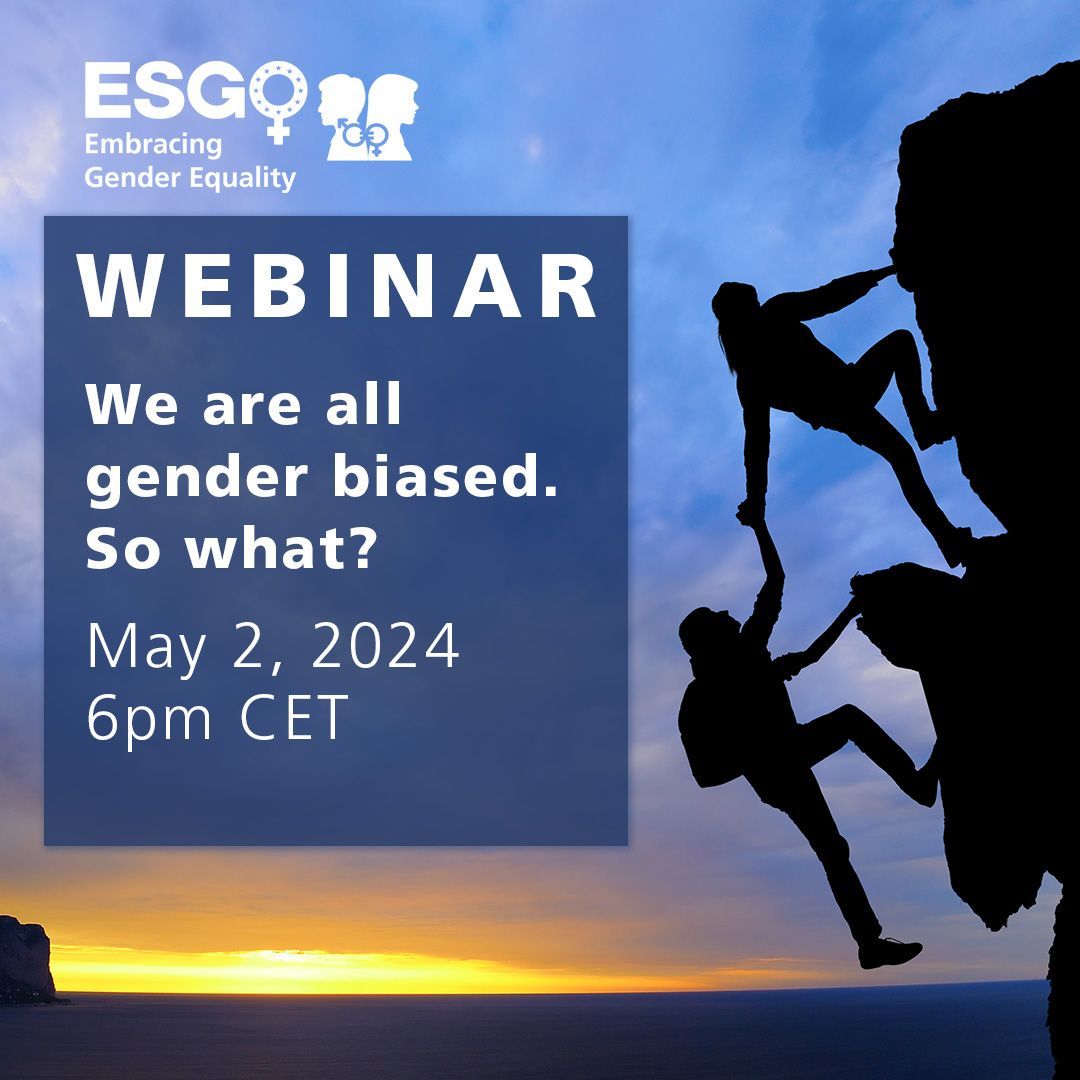 Let’s give all our colleagues an Equal Chance! ⚖️ Register for the #ESGOEqualChances webinar on May 2 👉 buff.ly/3TqlJC8 This free webinar will provide tools & strategies for identifying, preventing & addressing bias in our workplaces. 🏥 #gynonc @enygo_official