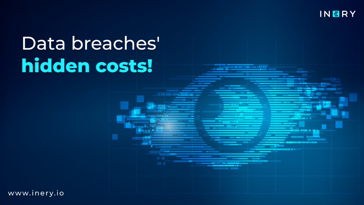 Data breaches' hidden costs! 👀

The average cost of a data breach is an astounding 💲4.24 million, according to a recent IBM research.  To protect your data, Inery provides strong solutions.  #DataBreaches #Inery #DatabaseSecurity

Read more: ibm.com/reports/data-b…