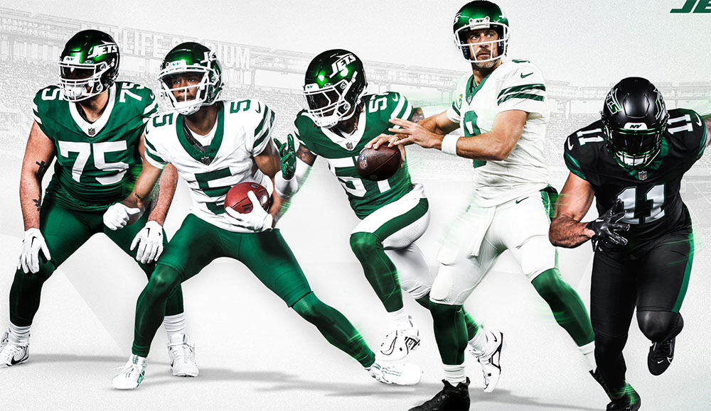 From early this morning, the New York Jets have made it official -- they are reverting back their 1980s uniforms and logo, and have added a new black version of the classic look. Our story here with all the details, photos, and more here: news.sportslogos.net/2024/04/15/new…