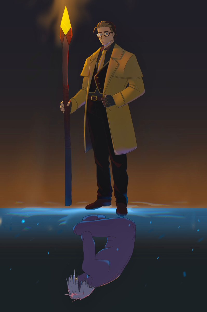 Yet another piece from the amazing <a href="/viverran/">viverran</a> (On insta),  this time of our recently revealed changeling Anything!! It's truly a wonder the mysteries shrooms can uncover!
#ttrpg #dnd #podcast #dndpodcast #characterart