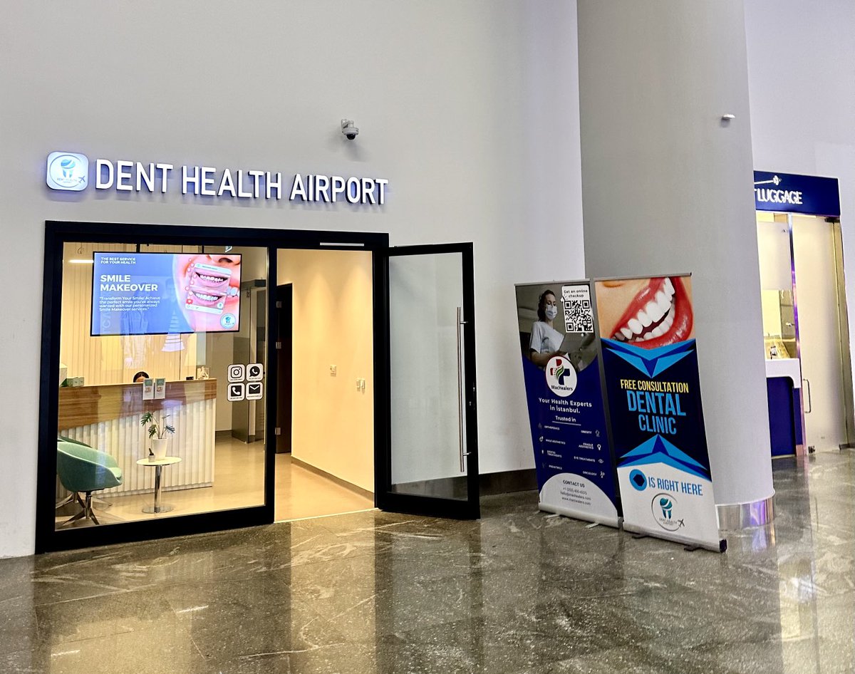 You know what's been missing at airports? A Dentist's clinic. Would you do get a cleaning done while you wait for your flight?