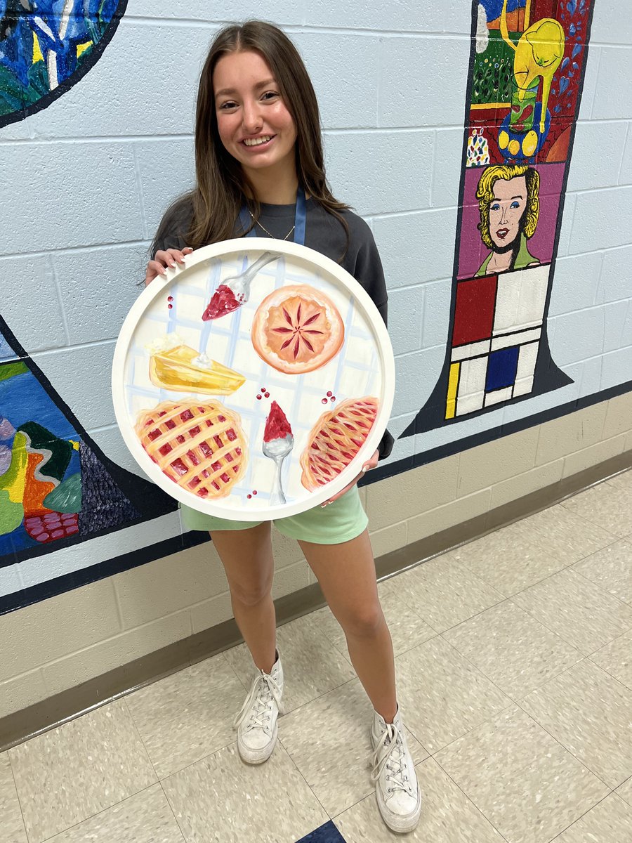Thank you to Mary Grace Yeldell for using her “Grace Given Art” talent to paint a Pie Platter for the 2024 Chair-ries Jubilee Event #OneValley