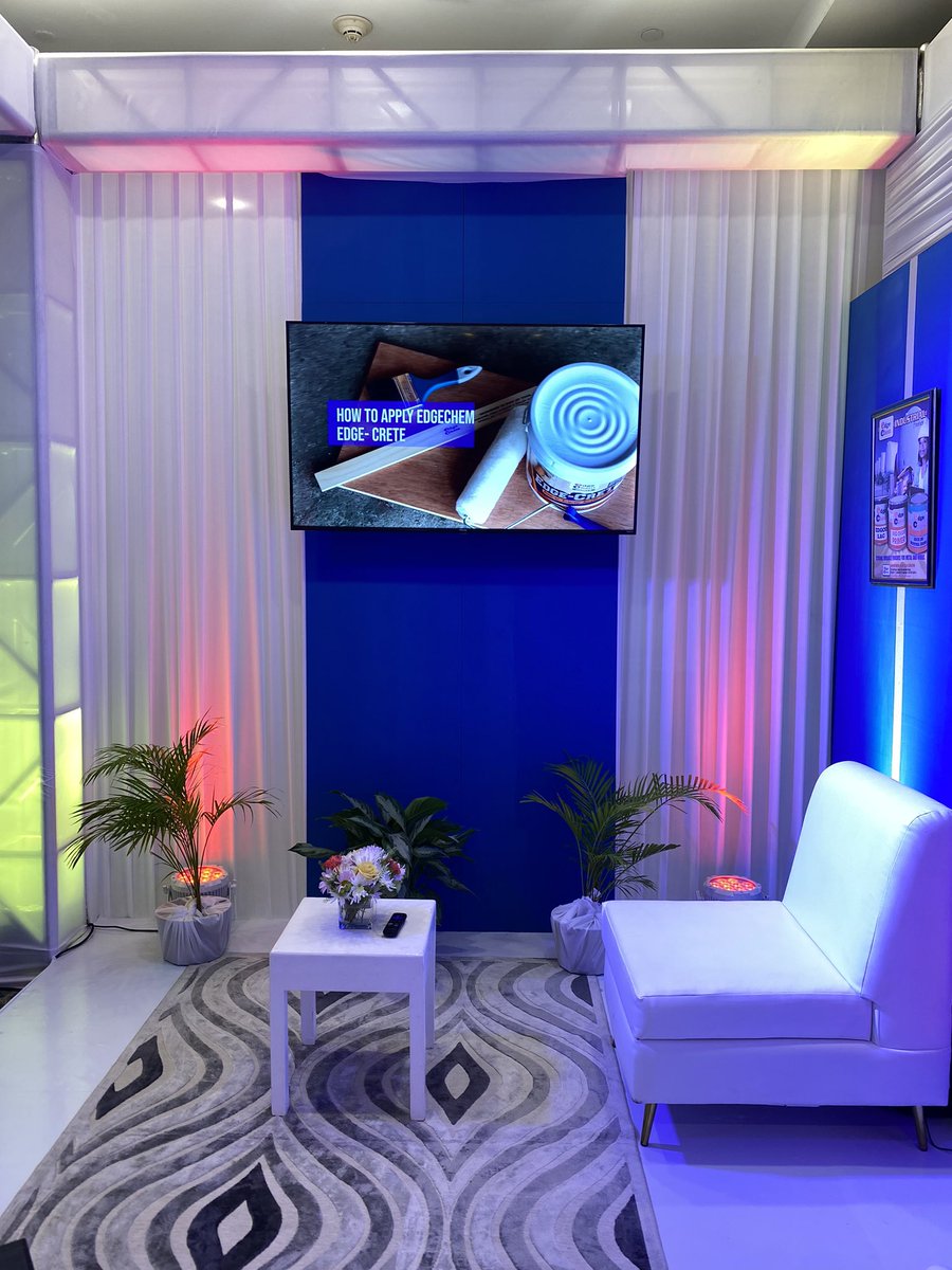 wersocreative's tweet photo. So Creative conceptualized and designed the EdgeChem booth at the RE/MAX Jamaica Premier Real Estate Expo & Conference at the Jamaica Pegasus.
We provided:
📌 Concept & Design
📌 Trussing
📌 Flooring
📌 TV
📌 Furniture
📌 Wireless Uplights
📌 Backwall
#wersocreative https://t.co/1VSYWZxLcx