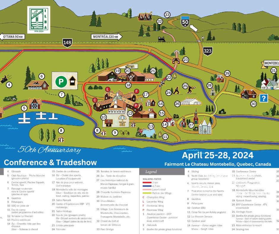 LogBuildersILBA's tweet image. ILBA 50th Anniversary, Conference &amp;amp; Tradeshow
Lots of things to see and do while staying at the exclusive Chateau Montebello.
#FairmontLeChateauMontebello #ILBA50thAnniversary #ILBAConference2024 #sucreriedelamontagne #tradeshow #liveauction #logbuildinggames #wellcraftedloghomes