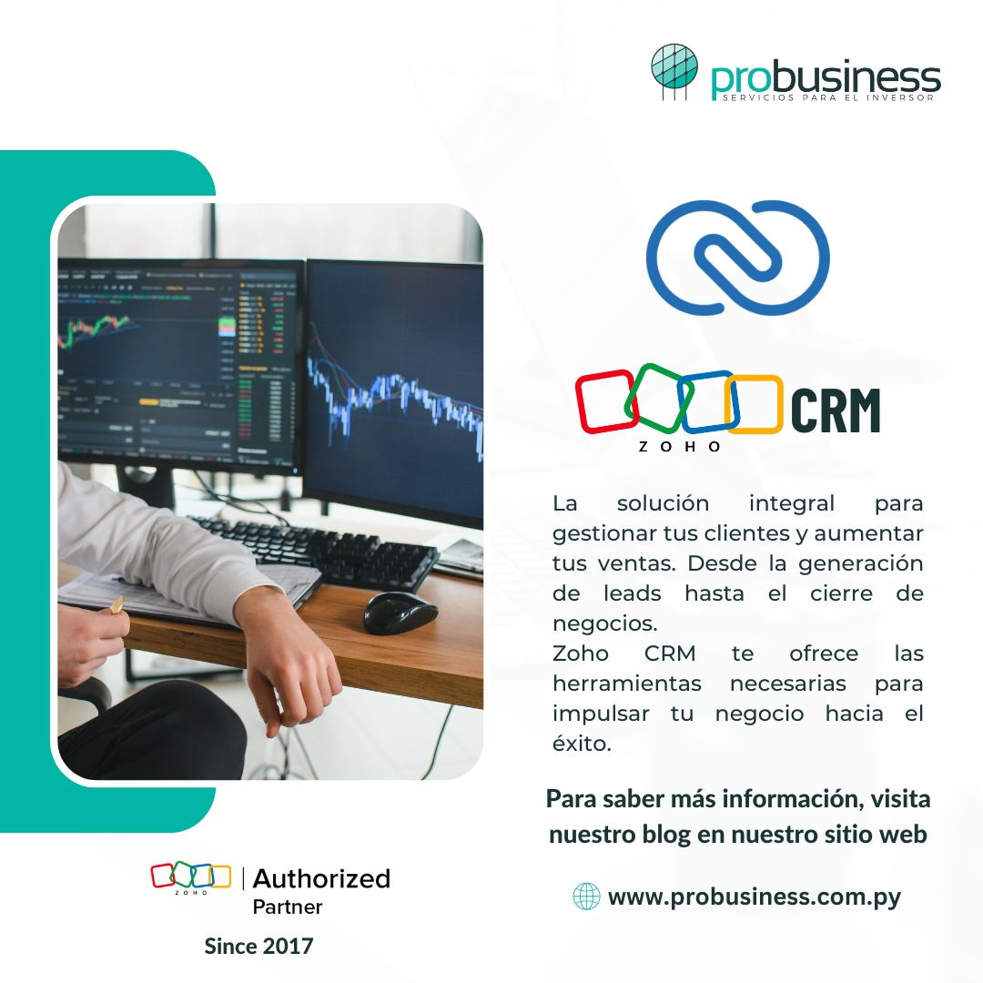ProBusinessPY's tweet photo. ¡Potencia tus ventas con Zoho CRM!  Descubre la herramienta definitiva para gestionar tus clientes y cerrar más negocios. 💼 💡 Contáctanos para más información! https://t.co/jPGzEH7BkL