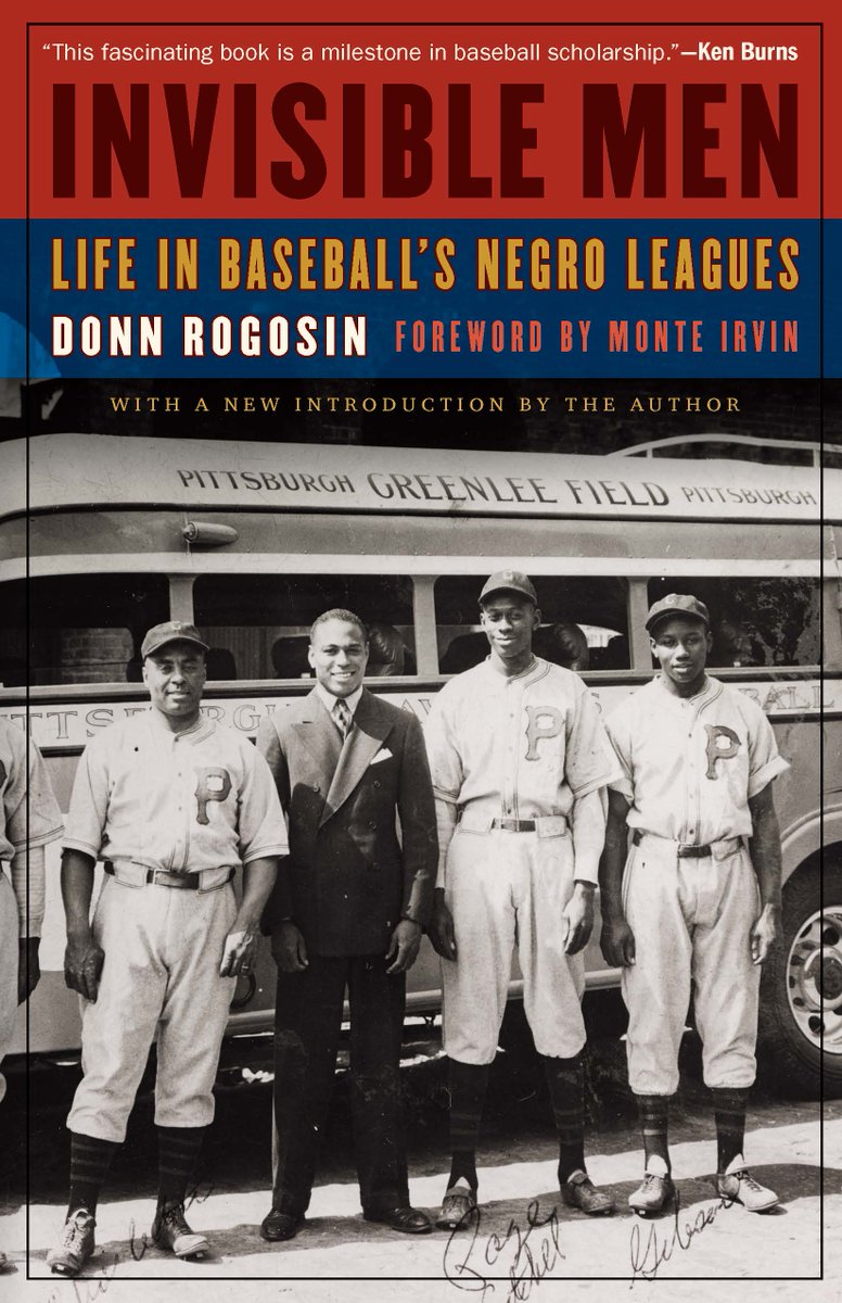 INVISIBLE MEN by Donn Rogosin is filled with the memories of many surviving Negro League players. What emerges is a glorious chapter in African American history and an often overlooked aspect of our American past. Save 40% during our Baseball Sale: bit.ly/BaseballSale24