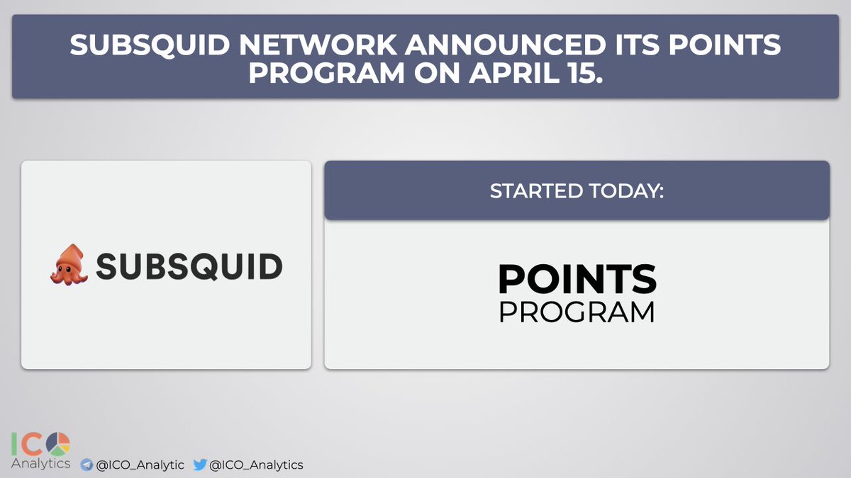 _ @subsquid announced its points program on April 15. According to the blog post Subsquid will make activity snapshot on May 13. Users can participate via @CoinList, @okxweb3, @Galxe and several other platforms. Points will be converted into $SQD tokens at TGE, which is expected…