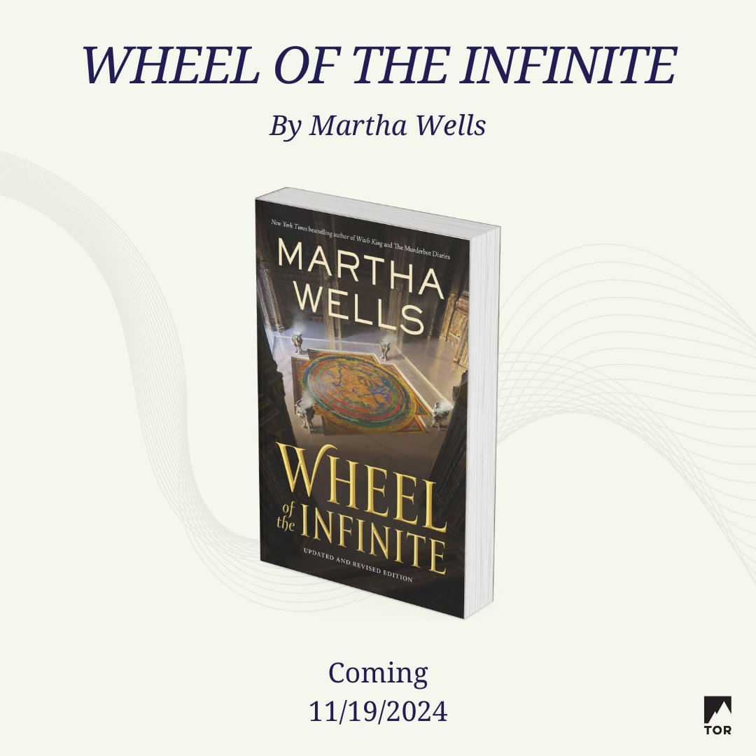 torbooks's tweet photo. #WheeloftheInfinite by Martha Wells
https://t.co/UbSd4aLvvI https://t.co/qvwphMBtaA