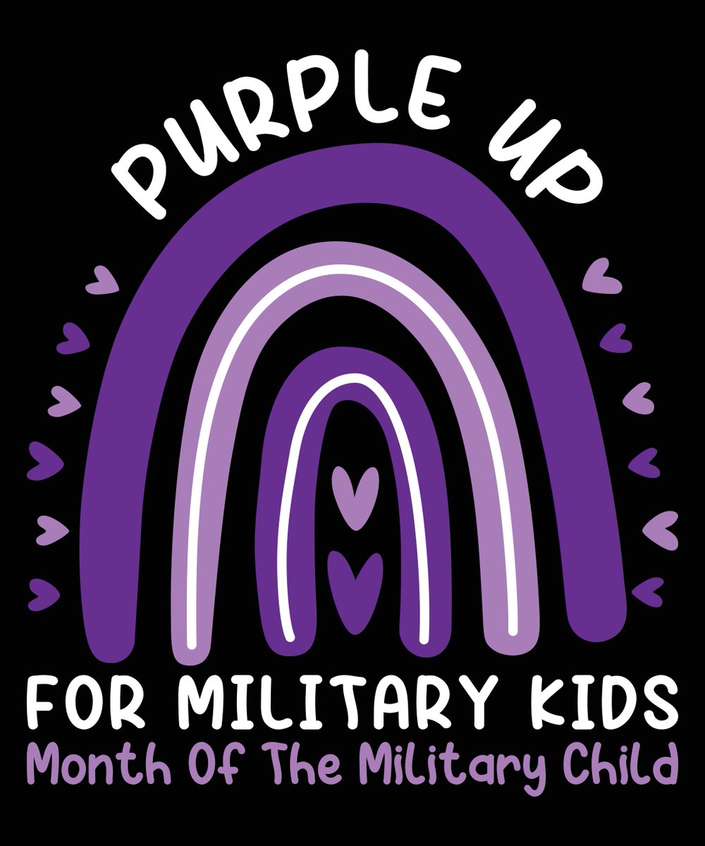 Stafford Schools will celebrate Purple Up Day THIS WEDNESDAY, April 17!  Wear purple and show your support for military families.