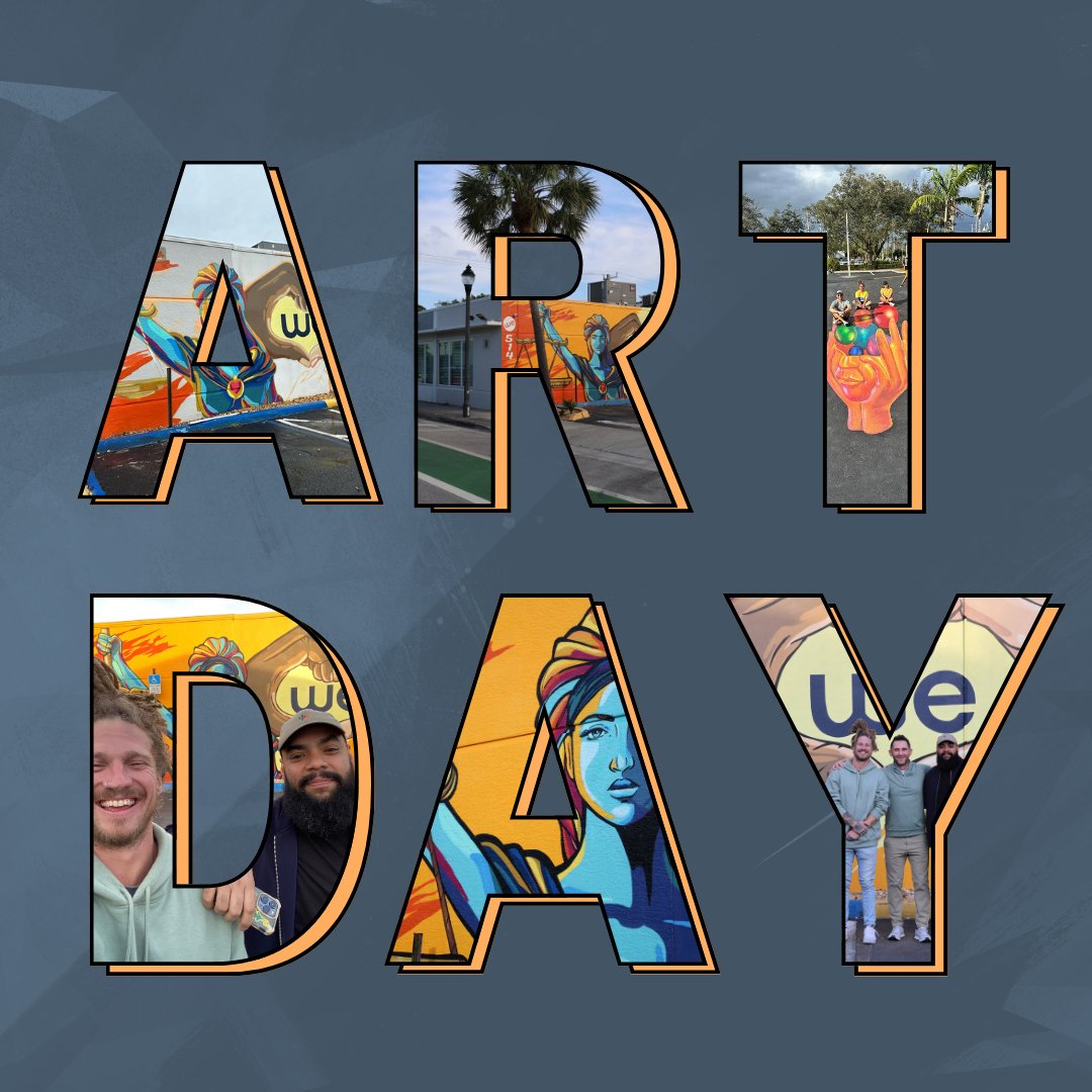 This #NationalArtDay, we honor the artists who bring color to our lives and unity to our community. 🎨

#ArtHeals #CommunityPride #Support #Art #ArtDay #Mural #FortLauderdale #FTL #WPB #SFL #SouthFlorida  🌟🎨💼