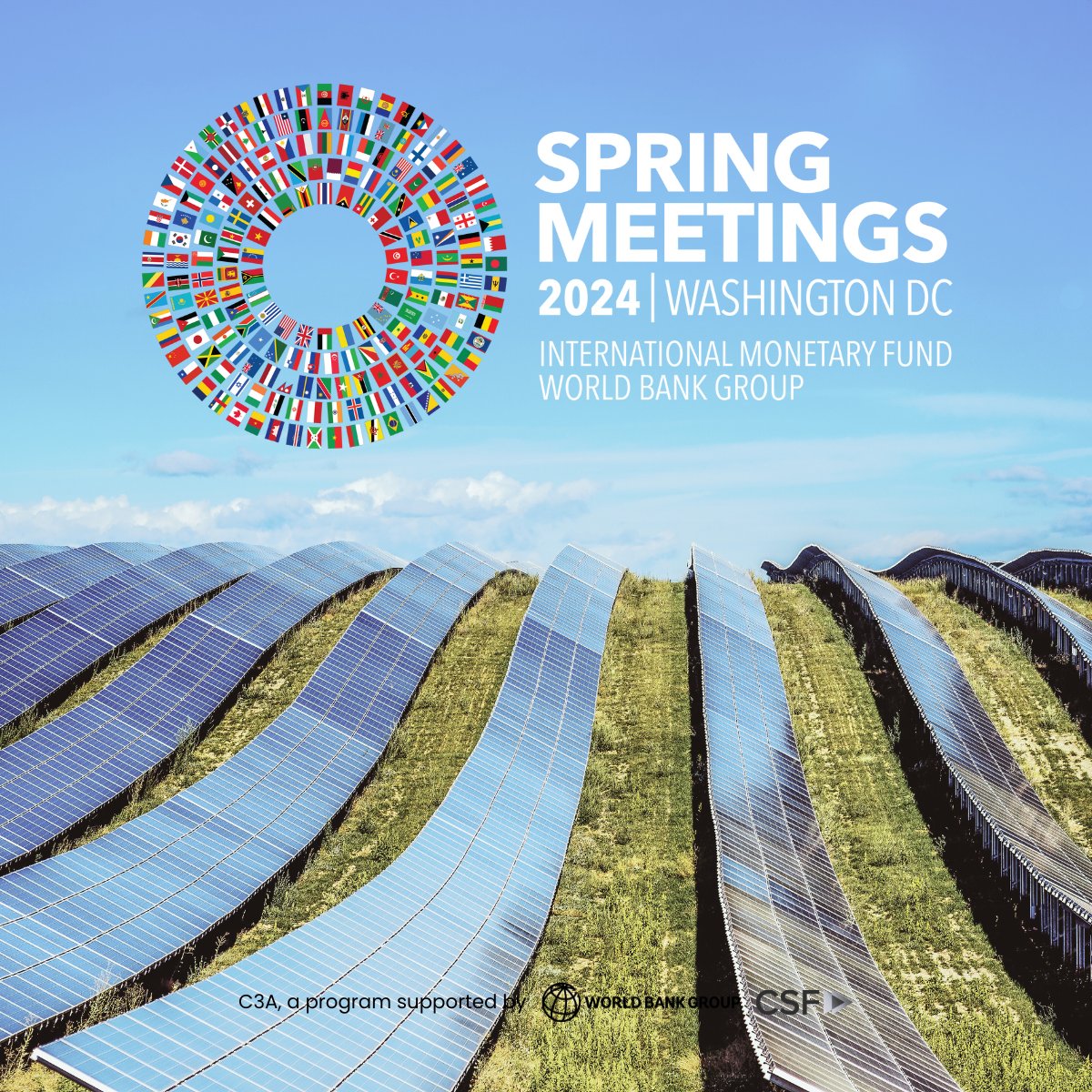 This week in Washington DC, #C3A will co-host 3 events with the Coalition of Finance Ministers for Climate Action, @BrookingsInst, @FinDevLab, @RockefellerFdn and the Spanish Embassy. 👉More info to join us in Washington or online: bit.ly/3xIIjym