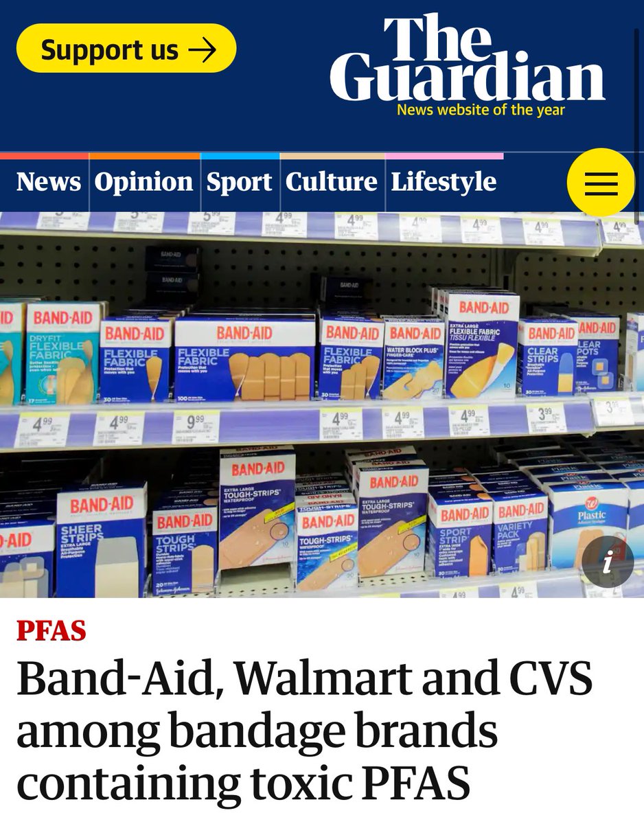Hillary4IL's tweet image. Lead in Lunchables, red dye 40, toxic metals in baby food, and forever chemicals in band-aids 😳 Can we all agree that these chemicals have no place in our household products and foods? 
amp.theguardian.com/environment/20…