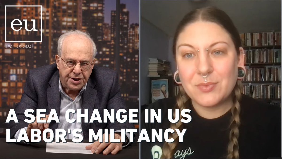 Don't miss! New #EconomicUpdate with @GrimKim and @profwolff 'A Sea Change in US Labor's Militancy' premiering today at 4:30PM ET here: youtube.com/watch?v=18FoE3…
#Labor #strikes #unions #unionstrong #generalstrike #work #workers #democracyatwork