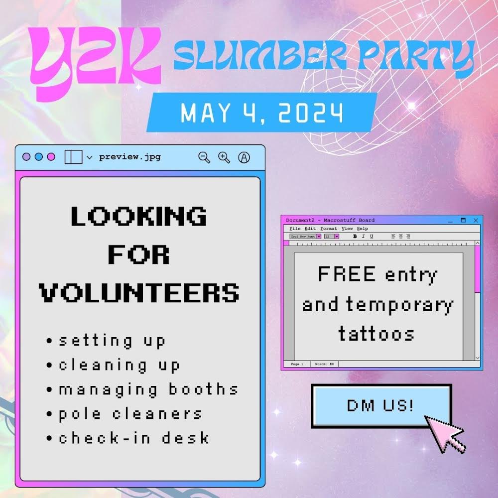 TriggerCo's tweet image. 🌟✨ Calling all night owls! 🌙✨ We’re looking for volunteers to join our Slumber Party dream team! Tag a friend who would make an awesome volunteer and DM us for more info 📥