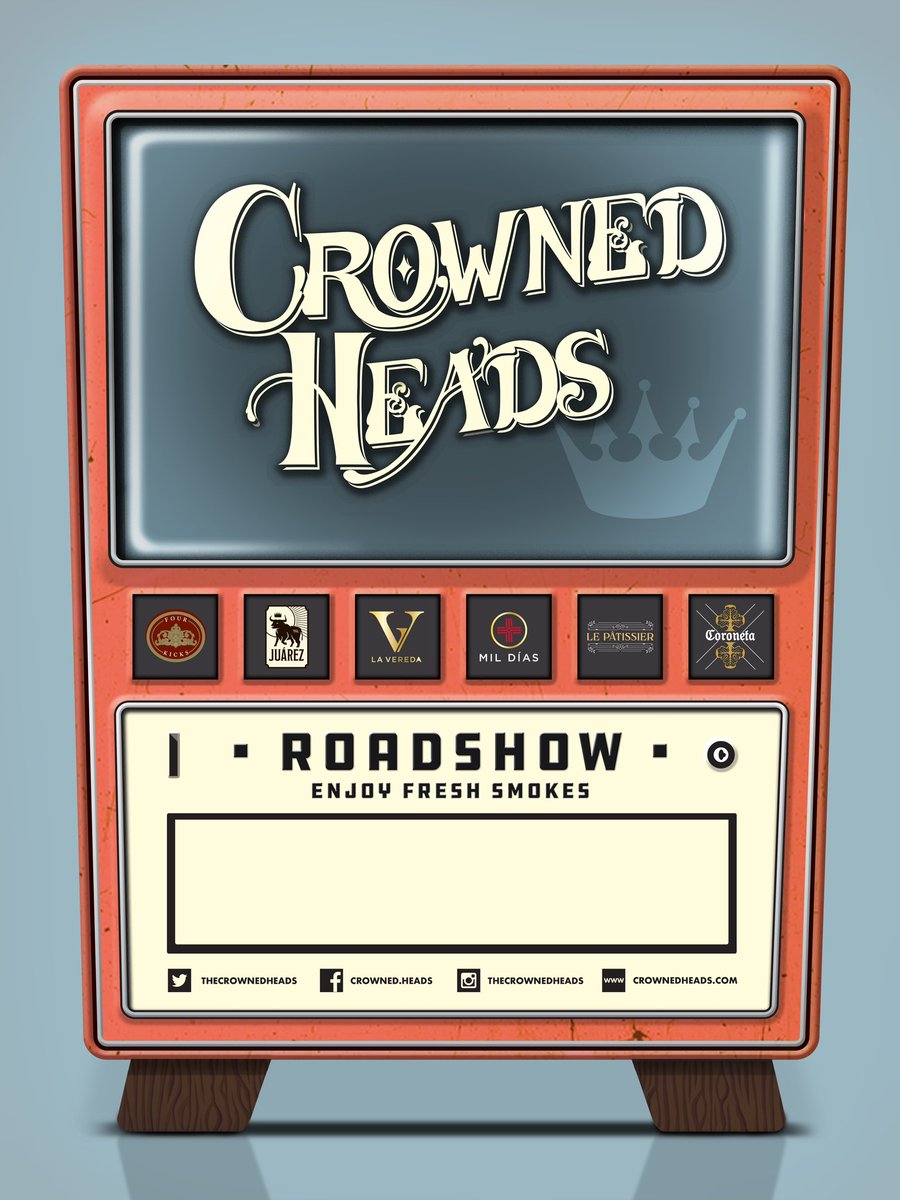 Click the link to see where our latest @TheCrownedHeads & @TimOzgener events/road shows will be taking place! crownedheads.com/road-shows/