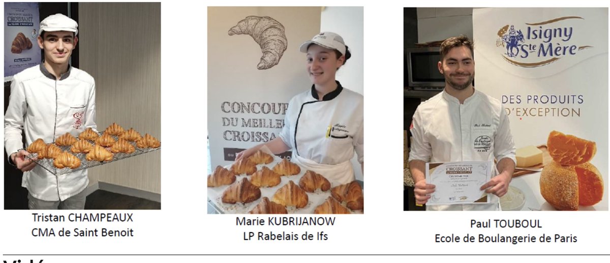 Finale du croissant 2024 une année exceptionnelle ! Article à dévorer ici : …tellerie-restauration.ac-normandie.fr/Finale-2024-du… <a href="/DurandAnnabel/">Annabel Durand</a> <a href="/cganzitti/">Christophe GANZITTI</a> <a href="/RabelaisLycee14/">Lycée François Rabelais - Ifs</a> <a href="/IsignySteMere/">Isigny Sainte-Mère</a>