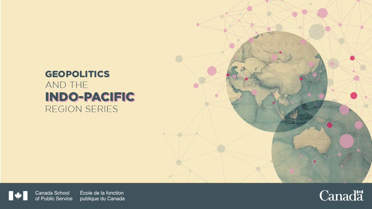 New! ✨EVENT: Geopolitics and the Indo-Pacific Region Series: Defining the Region, its Trends and Strategic Implications for Canada This event will highlight the rich history of the Indo-Pacific region, its major trends, challenges, and implications. catalogue.csps-efpc.gc.ca/product?catalo…