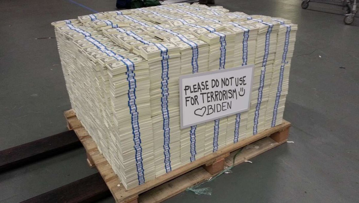 Biden Retaliates Against Iran By Attaching Note To Pallet Of Cash That Says 'Please Do Not Use For Terrorism' buff.ly/3TRuNzS