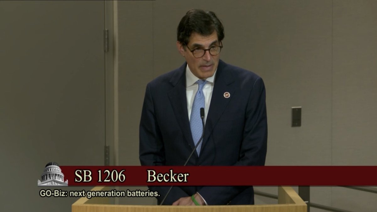 My bill to build a cleaner economy and bring to the San Francisco Bay Area a battery manufacturing hub and high-paying jobs just passed the Senate B&P Committee. #CALeg