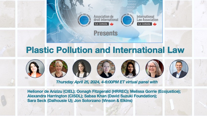 Please join us for a virtual panel on Plastic Pollution and International Law, April 25 4-6 PM ET Register here: zeffy.com/en-CA/ticketin…
#InternationalLaw #environmentallaw #plasticpollution