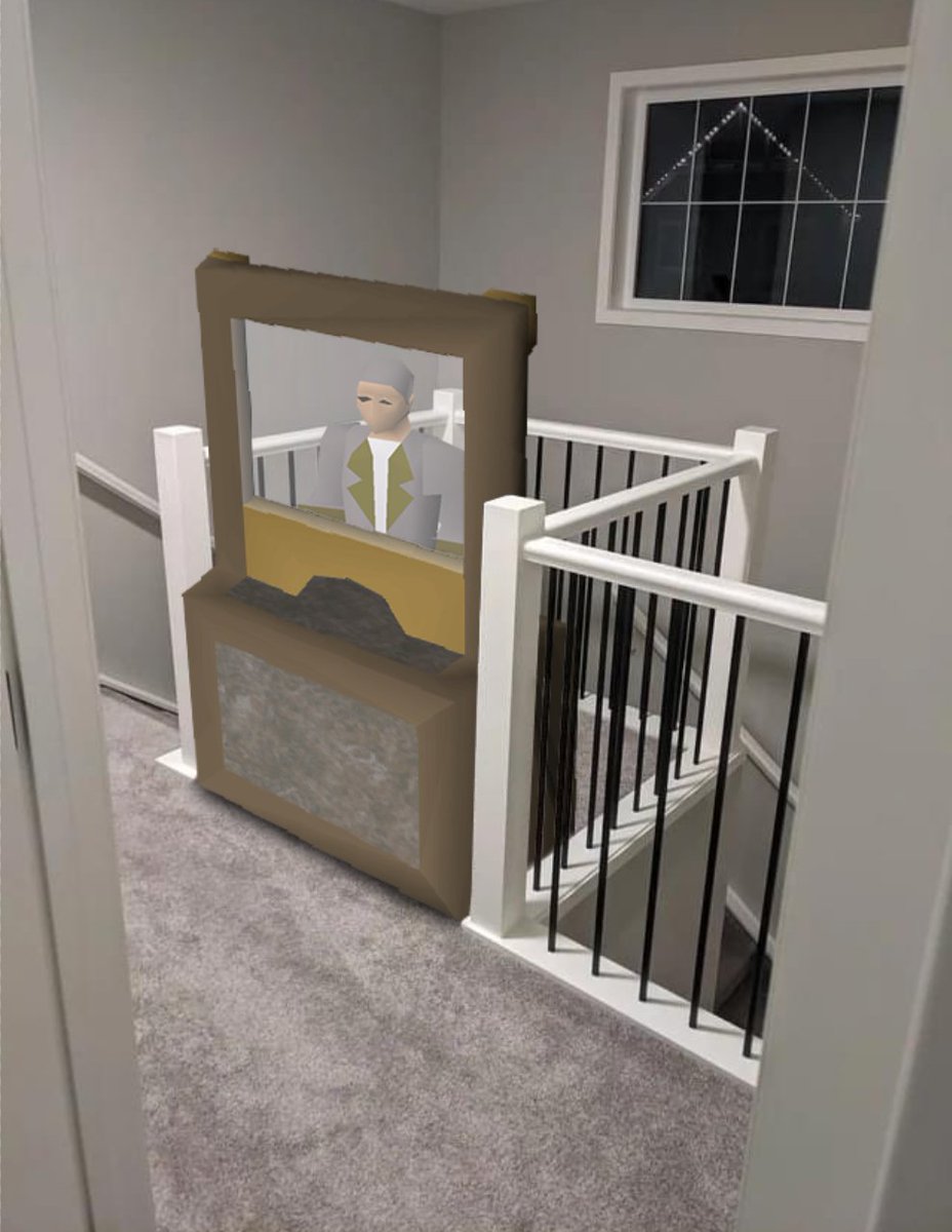 miaowson's tweet photo. don't need to go downstairs anymore https://t.co/7dHP6CqfY6