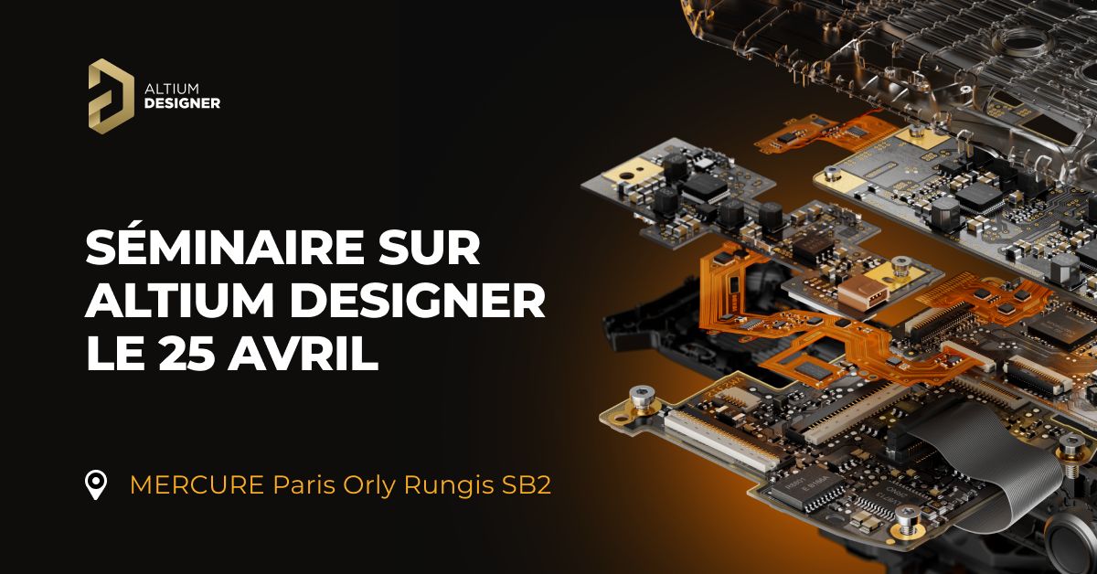 altium_fr's tweet photo. Nous sommes heureux de vous annoncer qu’une série de séminaires en France commence avec une journée technique à Rungis/Orly (94) le 25 avril.

Inscrivez-vous sur le lien ci-dessous:

https://t.co/cMNTbGOFxW 

#séminaire #altium #entreprises https://t.co/UKNrC3yg6b
