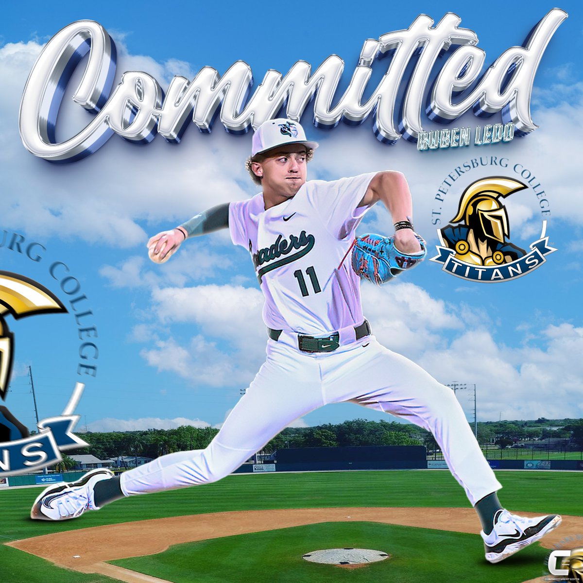 Ruben_ledo11's tweet image. I am extremely excited and blessed to announce that I am going to be continuing my athletic and academic journey at St. Petersburg College. I would first like to thank God for everything he has done for me as well as my family and coaches for helping me along the way. Go Titans!!