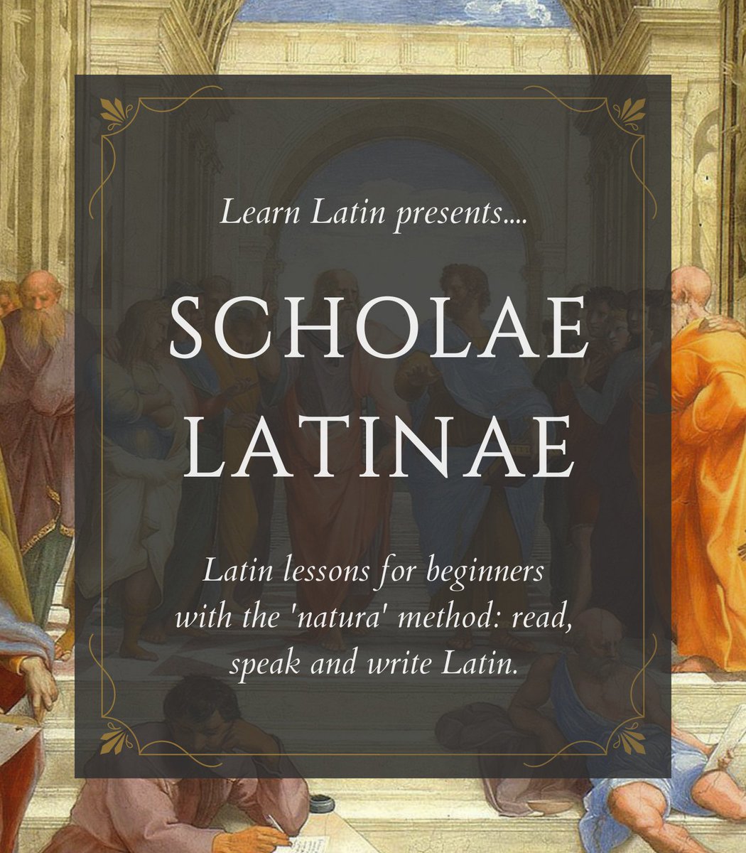 As we happily surpass 30,000 followers, I want to announce that in the next few weeks we will be starting a series of free Latin lessons for absolute beginners here at X. The lessons will be broadcast live, with live participants, recorded and then uploaded for free viewing…