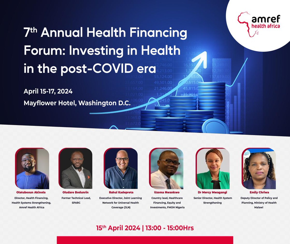 Exciting update from the Seventh Annual Health Financing Forum! Join us today for a session on "Leveraging South-South Cross-Learning Approaches to Address Health Financing Challenges across LMICs in Africa in the Post-COVID Era." Gain insights, share successes, and let's explore