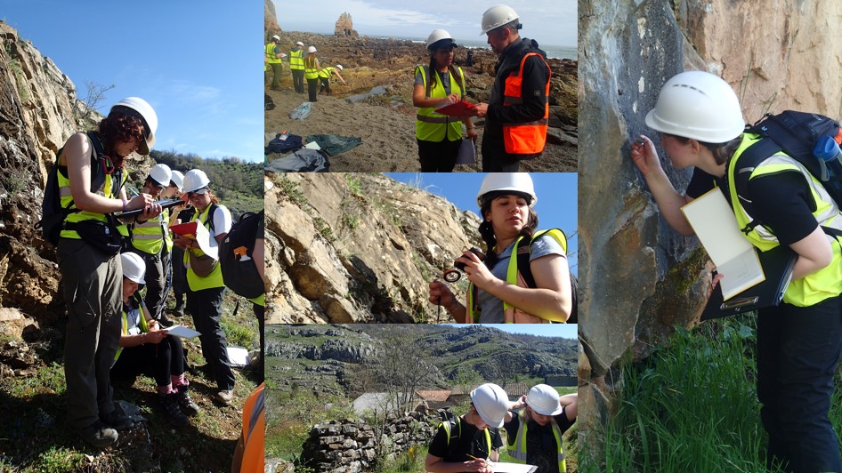 Y2 independent geological mapping in Cistierna, Spain, organised by the School of Earth and Environmental Sciences at @cardiffuni, has unveiled a new generation of #womeninSTEM #women in #geology .