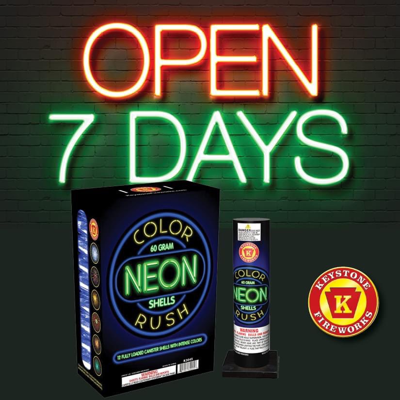 KeystoneFirewks's tweet image. All Keystone superstores are now open 7 days a week.  Come see what's new!

keystonefireworks.com/locations/