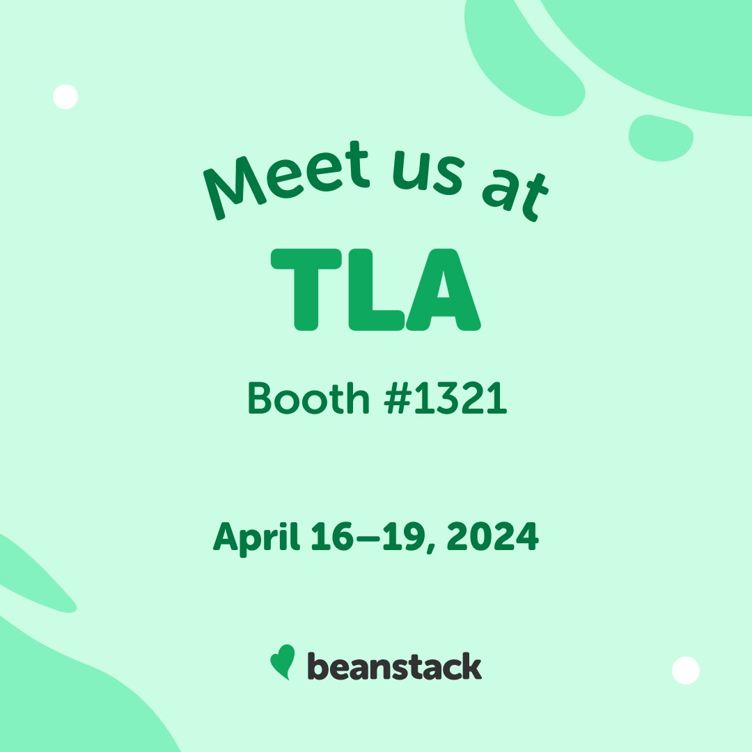 Hey, hey, we're heading to TLA 2024! Stop by booth #1321 to check out our classroom library management tool and learn the latest on our Lexile Insights feature. We're excited to see you! @TXLA #Beanstack