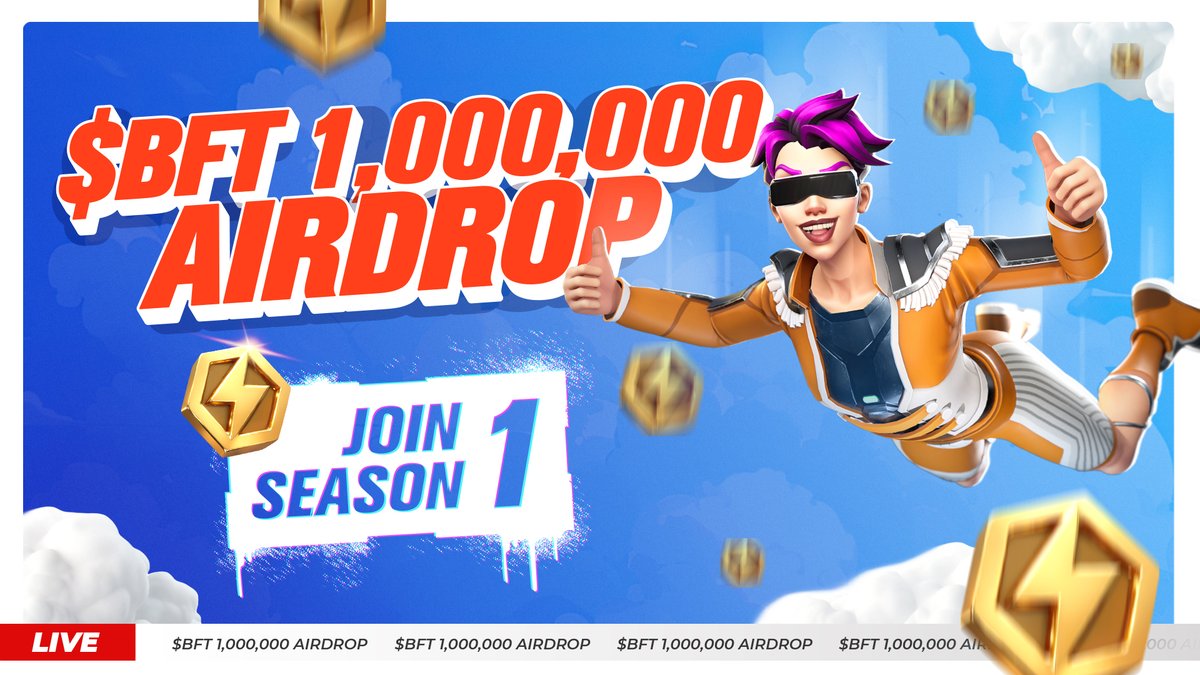 Our $1M $BFT Tokens Airdrop is live! 🚀 Visit 👉 airdrop.bossfighters.game 🔑 Authorize with your X account 🎮 Complete daily missions 💰 Collect BF coins & secure your $BFT share 🍕 after TGE! Join us for Season 1 and compete for a 250K $BFT prize pool! #CryptoAirdrop