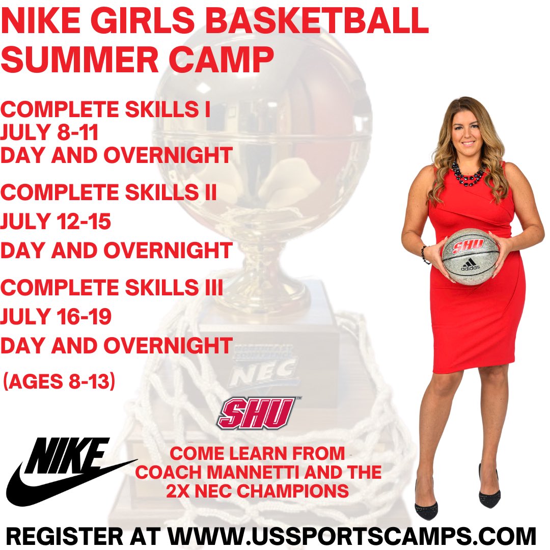 Your FAVORITE summer camp is BACK!!!! Sign up now to get a spot to learn from your favorite coaches and 2X NEC Champions! ‼️LIMITED SPACE AVAILABLE‼️ Link in Bio! #sob #ifitaintshu #goheart