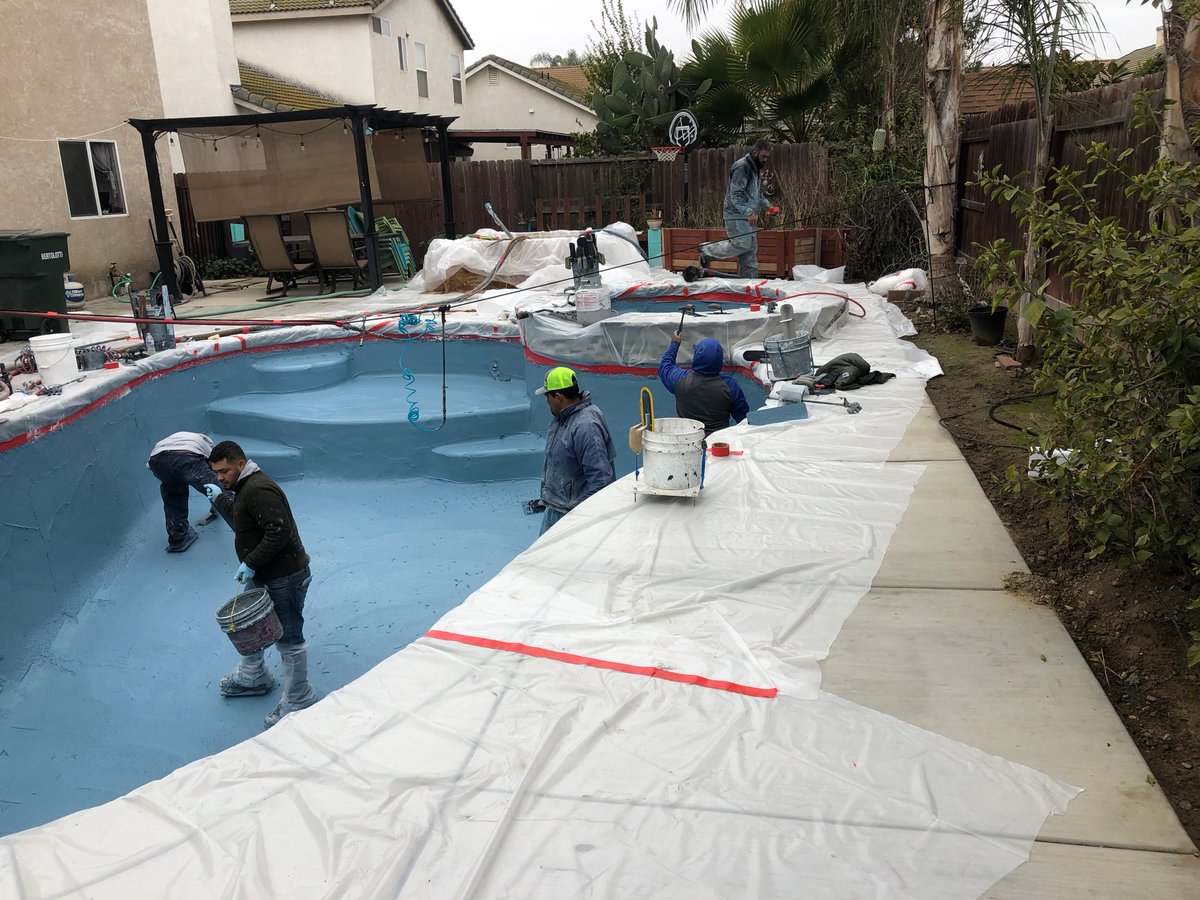 Behind the scenes at the pool site: our skilled interior crew is hard at work hand-troweling the base in preparation for the AquosStone pebble installation.

Stay tuned as we bring this vision to life! ✨ 

#PoolConstruction  #AquosStone #PebbleInstallation #Craftsmanship