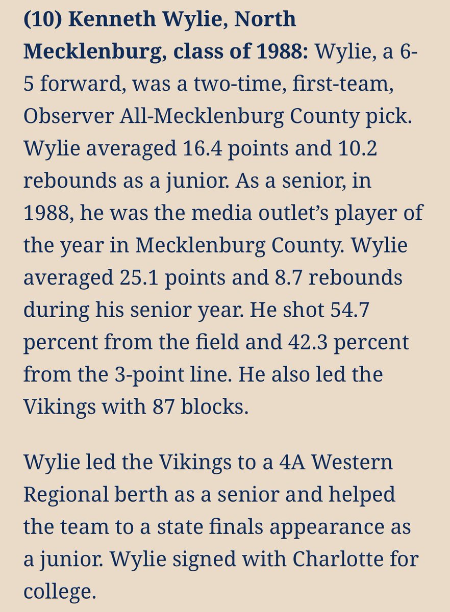 #10 of the All-Time Next Best of the Era | Kenny Wylie 3rd leading scorer in NM history with 1639 points. #VIKING4LIFE