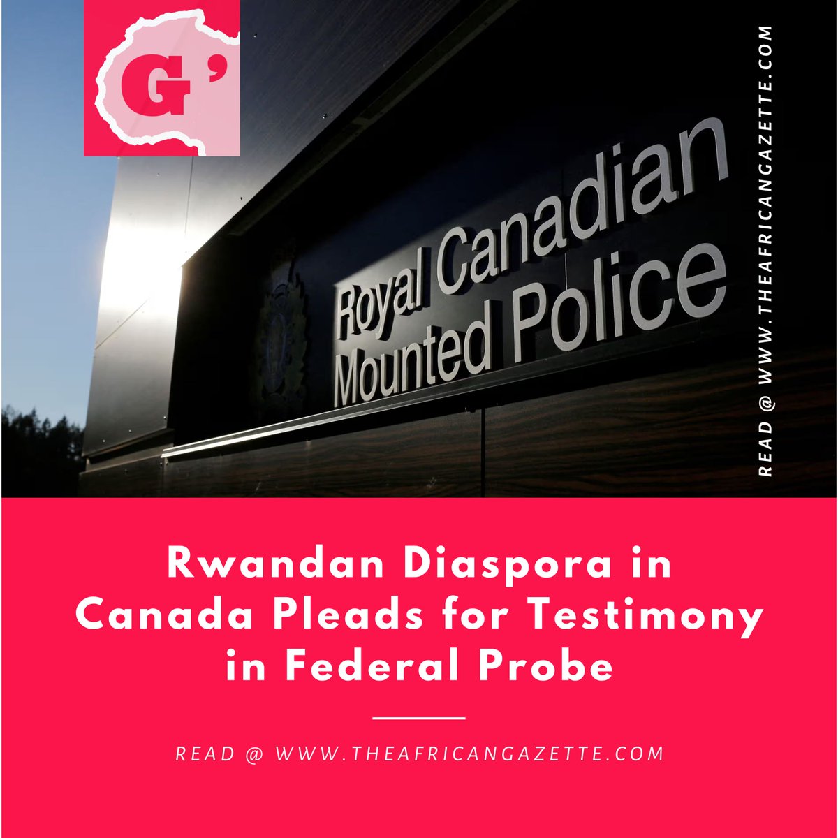 TeamGazette's tweet photo. The plight of #Rwandan dissidents (whether attributable to patriotic lone wolves or to an official entity) is a critical issue that requires attention, as the country seeks to strengthen #resilience and reconciliation 30 years after the #Genocide. Read: https://t.co/VRFMhOv05B https://t.co/uQPXKrOWec