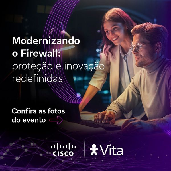 vitait's tweet photo. Aconteceu o evento "Modernizando o Firewall: proteção e inovação redefinidas", que reuniu empresas de diversos setores para uma conversa sobre a força da Cisco e da Vivo Vita no mercado de Segurança. Uma nova solução de firewall gerenciado foi apresentada aos participantes. https://t.co/SfRKXqFVar