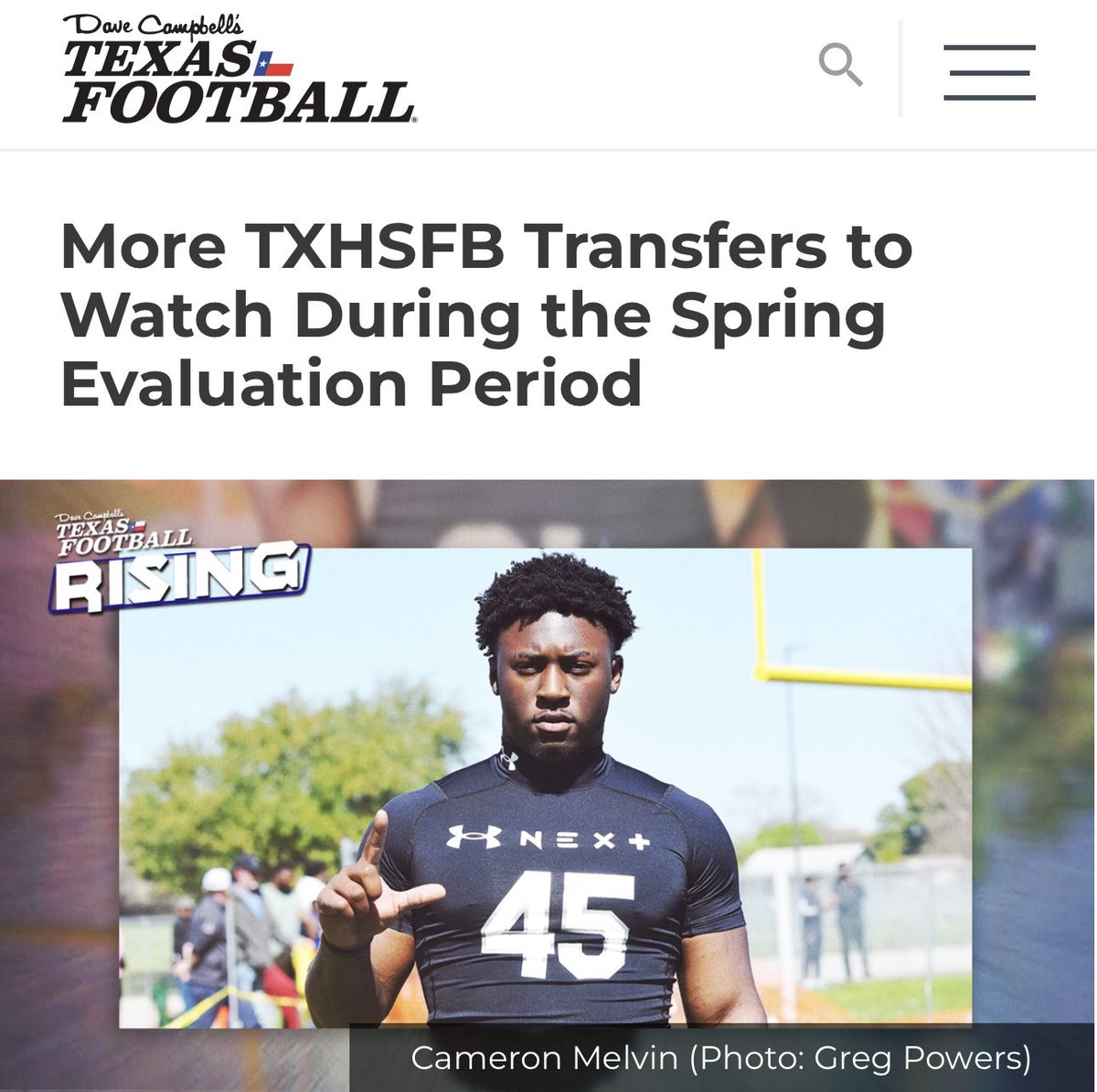 Ready to compete against top talent on Friday nights @dctf @GPowersScout! @LancasterFBwebo @TheCoachPaul7 @KWhitley20 @Coach_Muhammed @CoachDPenrod @JoeMento @JuJuSports1 @RivalsFriedman @Rivals_Jeff @TheUCReport @MikeRoach247 @Spotlight39_Pod @ethanmmcdowell