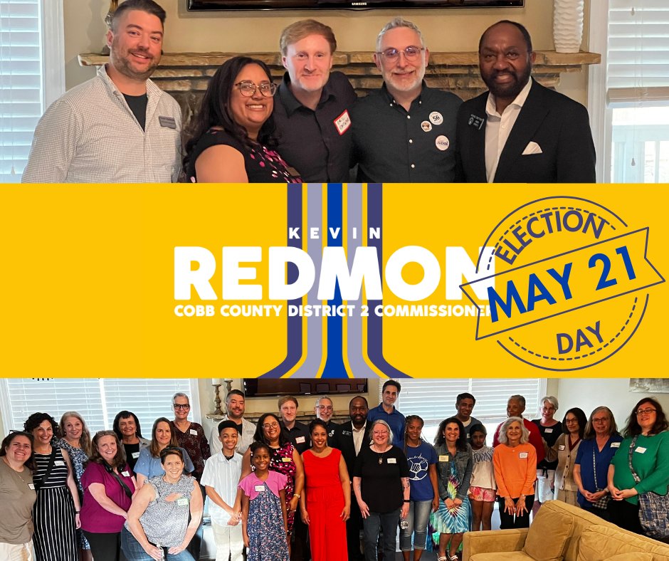 Being a guest speaker at Laura Judge's community event on Sunday was an honor. The community showed up! Election Day is coming soon, so visit KevinForCobb.com to learn more about our race, your district, and how to get involved. #KevinForCobb