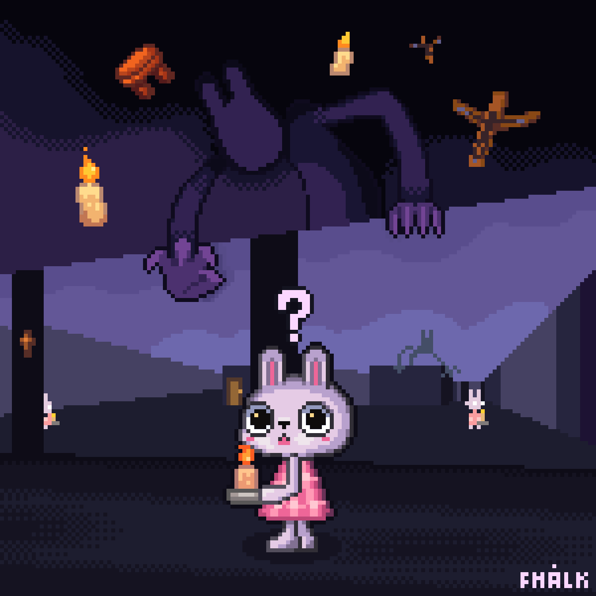 Fhalk_Pixel's tweet photo. My submission for the fan art of Rental contest!
#rental #Steam #pixelart #aseprite https://t.co/38iaeHrsnd