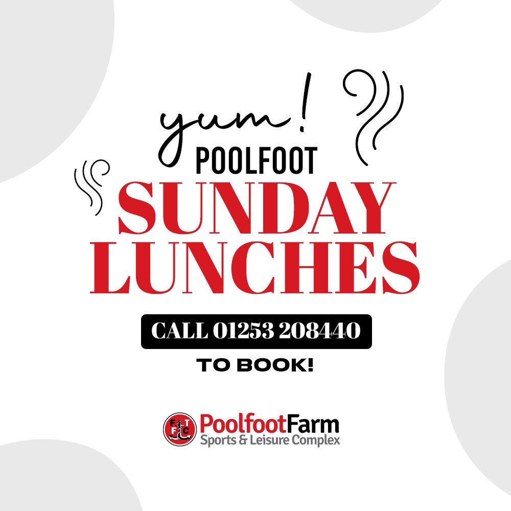 Fancy one of our famous Sunday Lunches? 😍 Call us on 01253 208440 to secure your spot! 🙌 See you soon! 😄