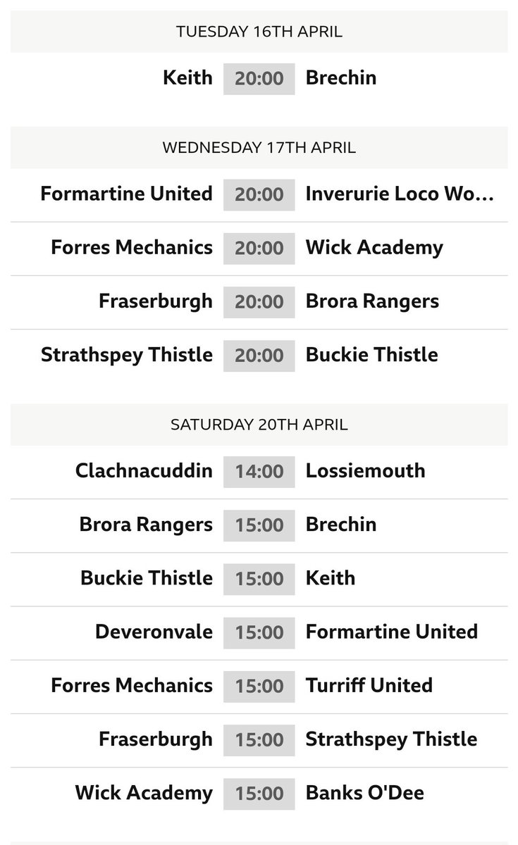 Buckie 6-1 Strathspey tonight and all eyes now turn to Kynoch Park tomorrow