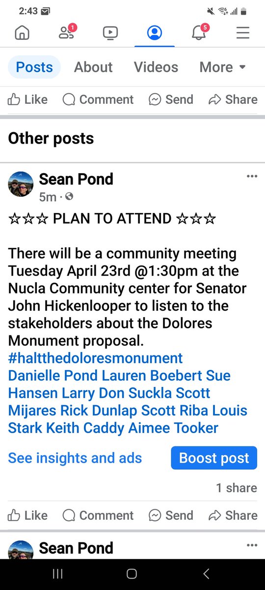 Halt The Dolores Monument tweet media