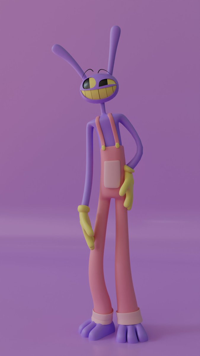 So I updated my Jax rig. This one has easier armature and fully modelled by me (the previous one was partially by KTMIND.JK). @kovox #TheAmazingDigitalCircus #Jax #b3d #3dmodeling