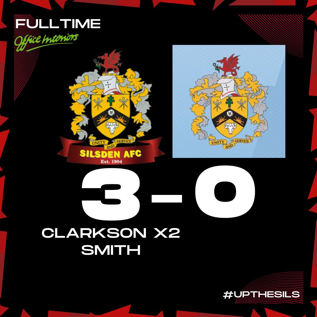 FULLTIME

Into the final of the Keighley Cup courtesy of a Clarkson double and Dan Smith’s quality finish👏

#UpTheSils #SilsdenAFC