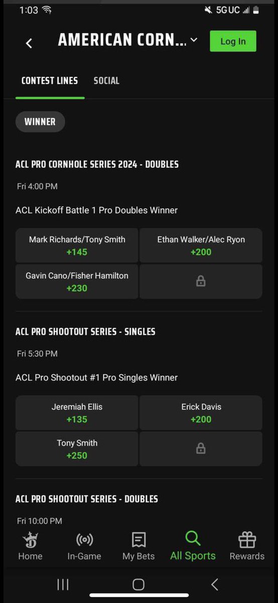 DraftKings likes Jeremiah Ellis to take down both singles in New Orleans
