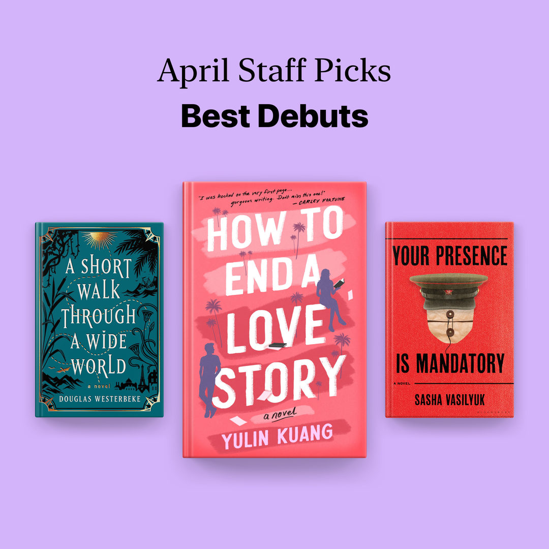 Discover a new author in our best debuts of April. They include: ✍️ Douglas Westerbeke's quirky & adventurous fantasy ✍️ An emotional historical romance from Yulin Kuang ✍️ @SashaVasilyuk's well researched WWII historical novel apple.co/AprilDebuts
