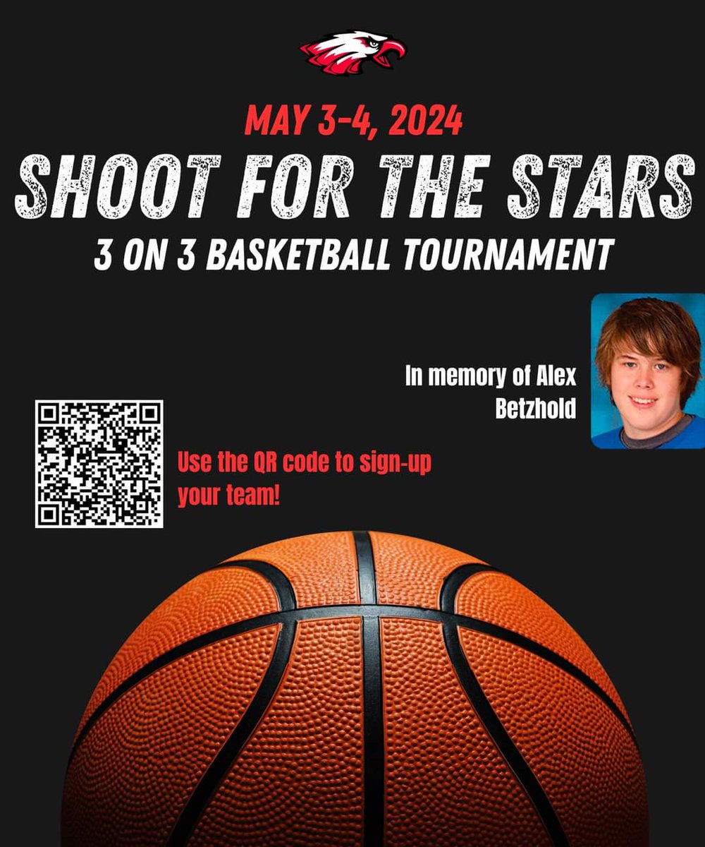 ABetz_S4Stars's tweet photo. 3-on-3 basketball sign ups are open!

3rd-12th grade played on Friday night and Adult Open division played Saturday. 

The deadline to register is April 29.

https://t.co/2c2fFzaKAH https://t.co/hu783RoLgt