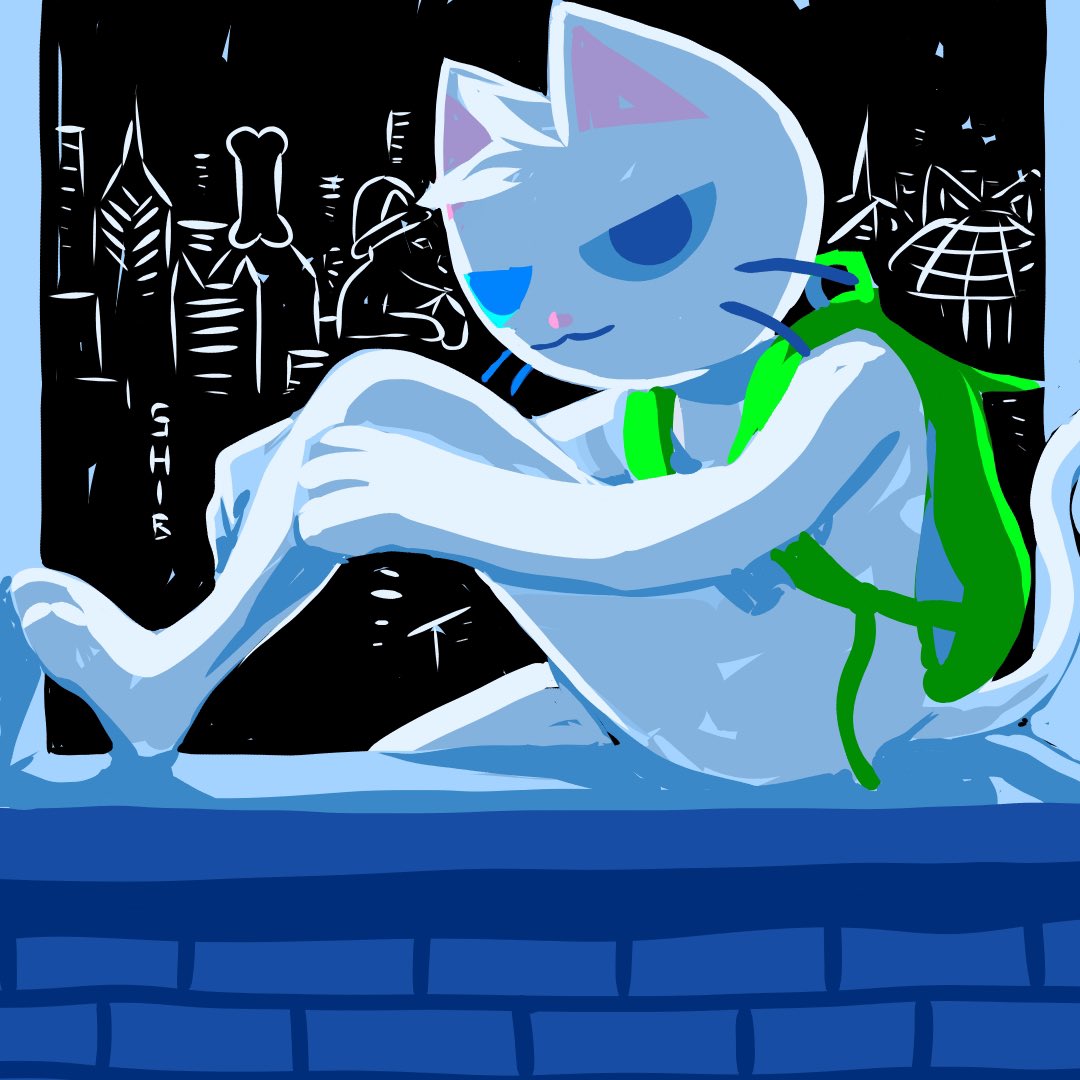 mew's tweet photo. cat in a dogs world… 🎨 https://t.co/T08koeM2xF
